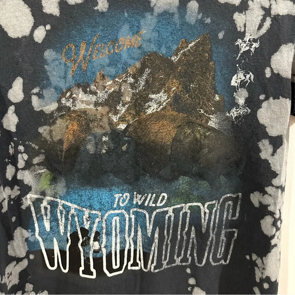 Pacsun Welcome to Wild Wyoming Tie Dye Shirt - Picture 2 of 5
